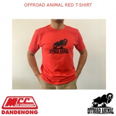 OFFROAD ANIMAL RED T-SHIRT
